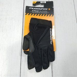 Muddyfox Lightweight Padded Cycling Gloves Adult Size Medium - Black
